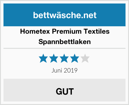 Hometex Premium Textiles Spannbettlaken Test