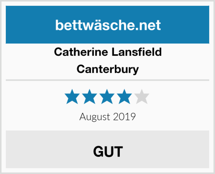 Catherine Lansfield Canterbury Test