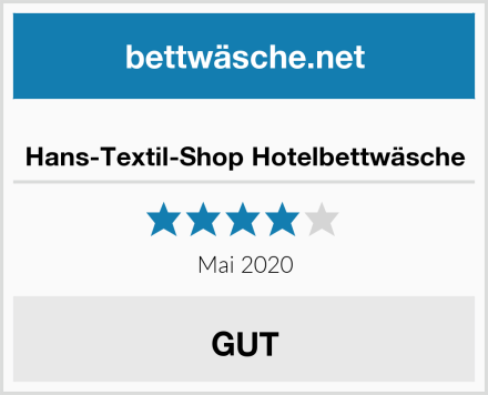  Hans-Textil-Shop Hotelbettwäsche Test