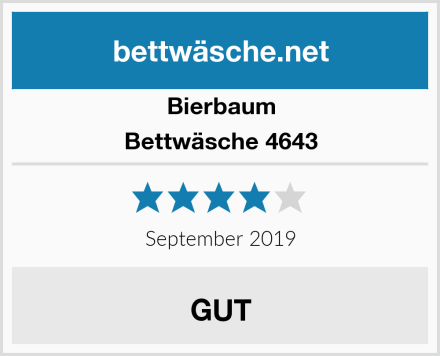 Bierbaum Bettwäsche 4643 Test