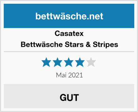 Casatex Bettwäsche Stars & Stripes Test