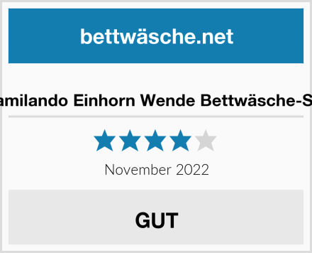  Familando Einhorn Wende Bettwäsche-Set Test