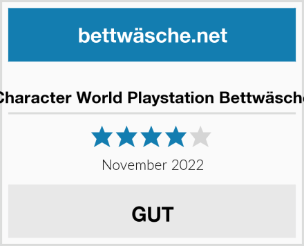  Character World Playstation Bettwäsche Test
