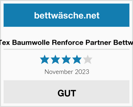  BaSaTex Baumwolle Renforce Partner Bettwäsche Test