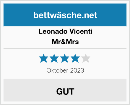 Leonado Vicenti Mr&Mrs Test