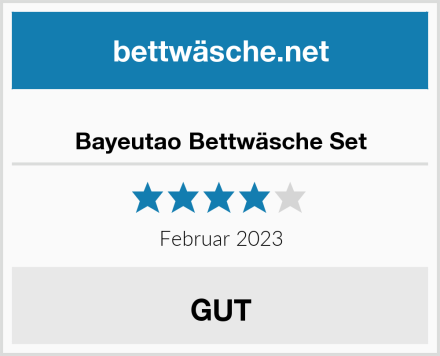 Bayeutao Bettwäsche Set Test