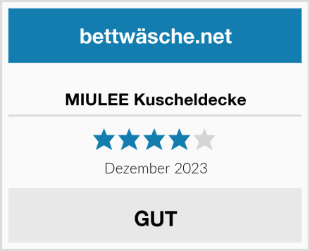  MIULEE Kuscheldecke Test
