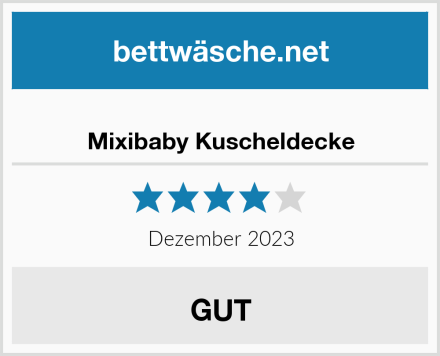  Mixibaby Kuscheldecke Test