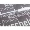 Dreamhome 2-teilige Microfaser Bettwäsche Set mit Schriftzug